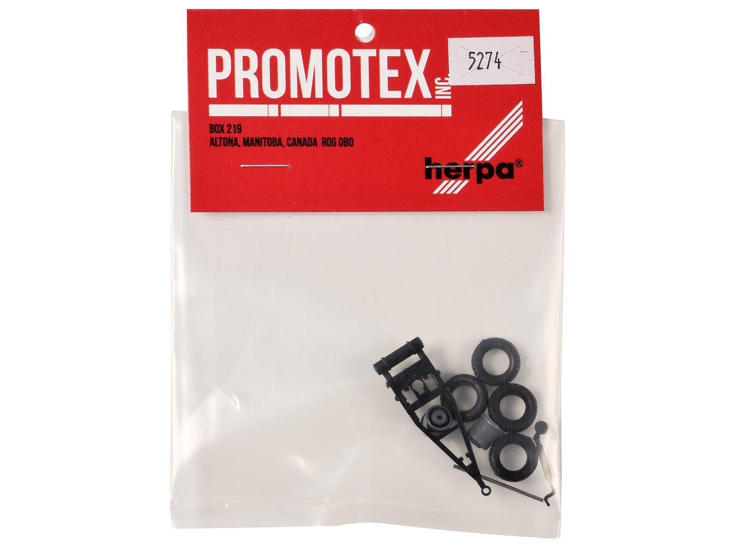 Single-Axle Converter Dolly 1/87 (HO) Plastic Model by Promotex