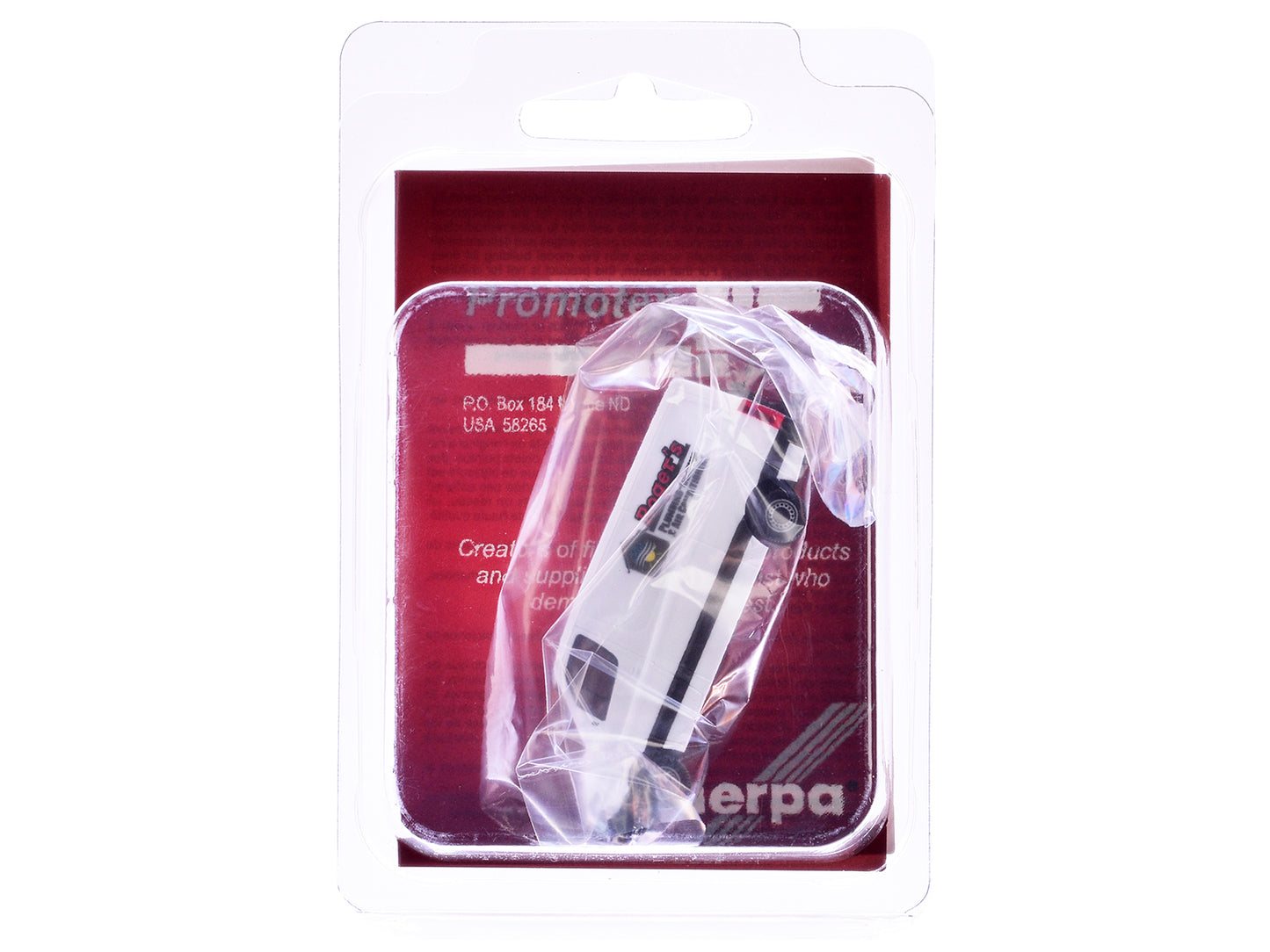 Mercedes-Benz Sprinter Van White "Roger's Plumbing-Heating & Air Conditioning" 1/87 (HO) Plastic Model Car by Promotex-DiecastModeler.com