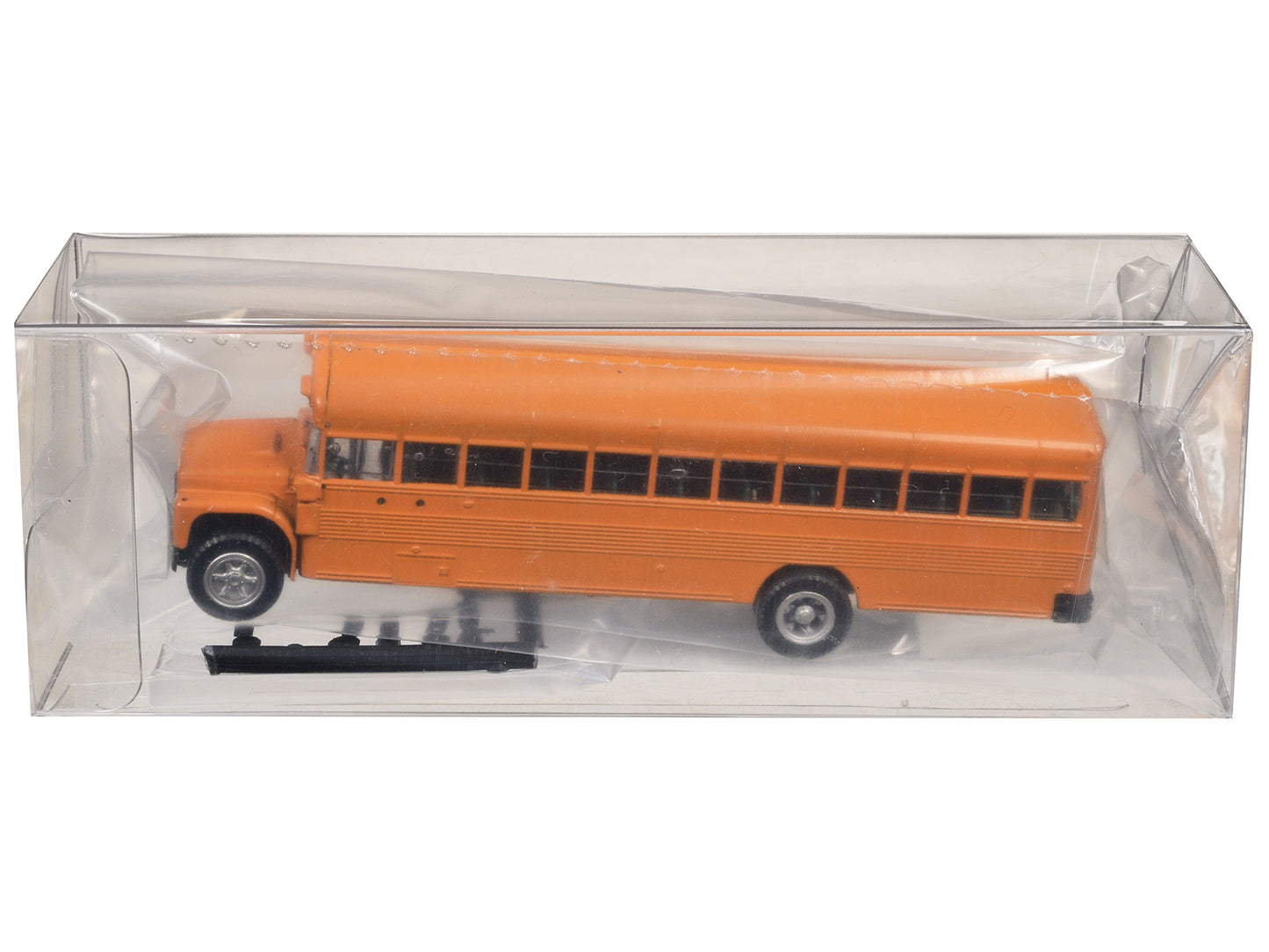 School Bus Yellow with Stop Sign 1/87 (HO) Plastic Model by Promotex-DiecastModeler.com