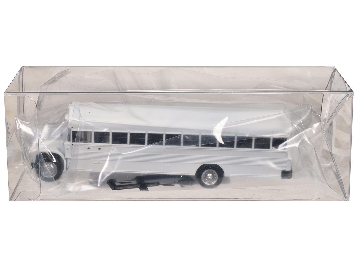 School Bus White 1/87 (HO) Plastic Model by Promotex