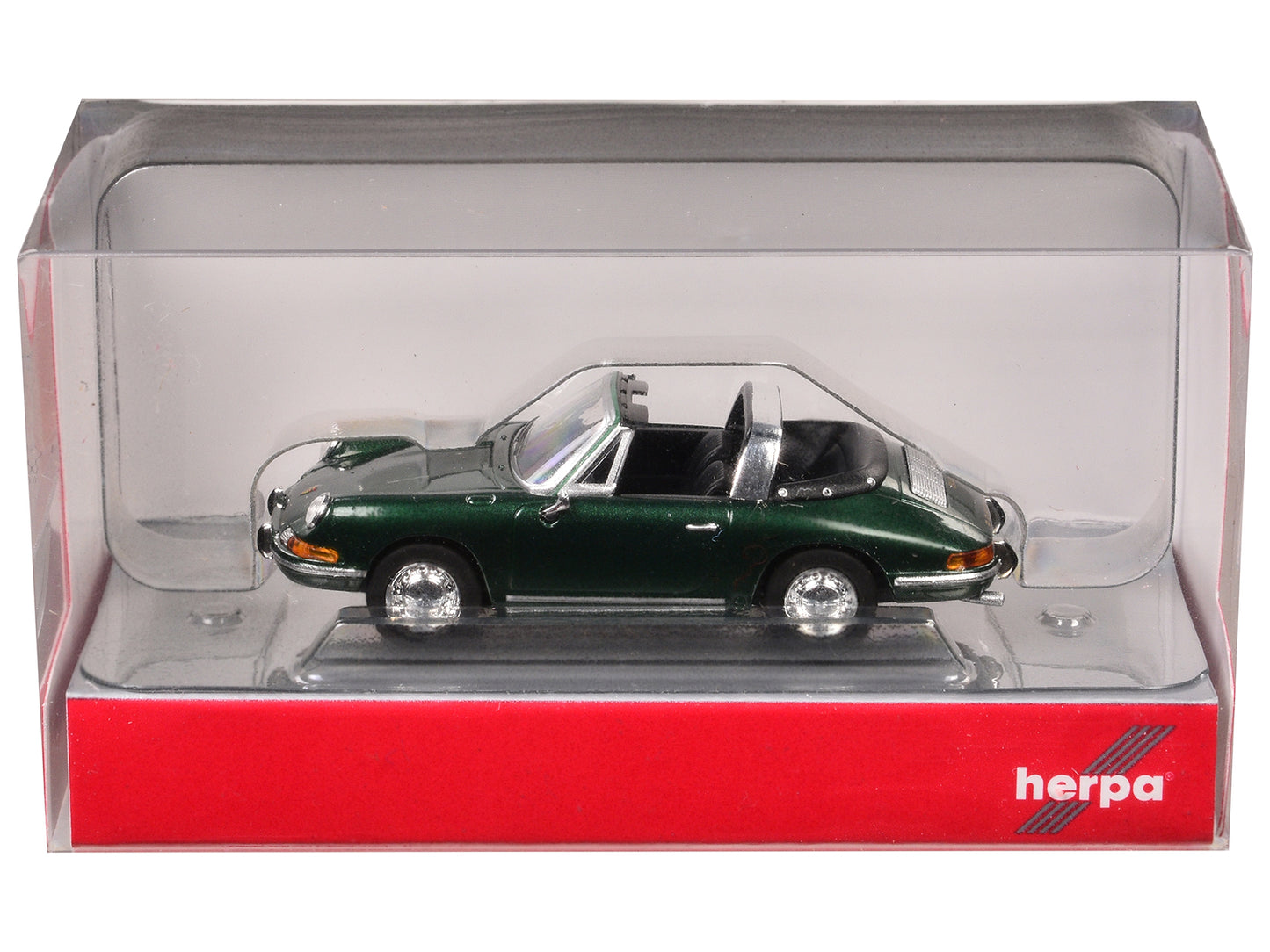 Porsche 911 Targa Green Metallic 1/87 (HO) Plastic Model Car by Promotex-DiecastModeler.com