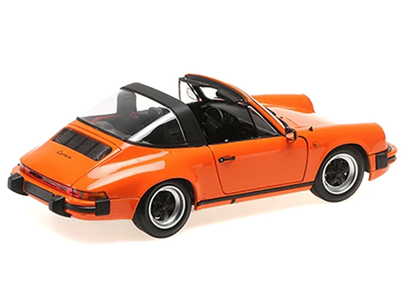 1983 Porsche 911 Carrera Targa 3.2 Orange 1/18 Diecast Model Car by Minichamps-DiecastModeler.com