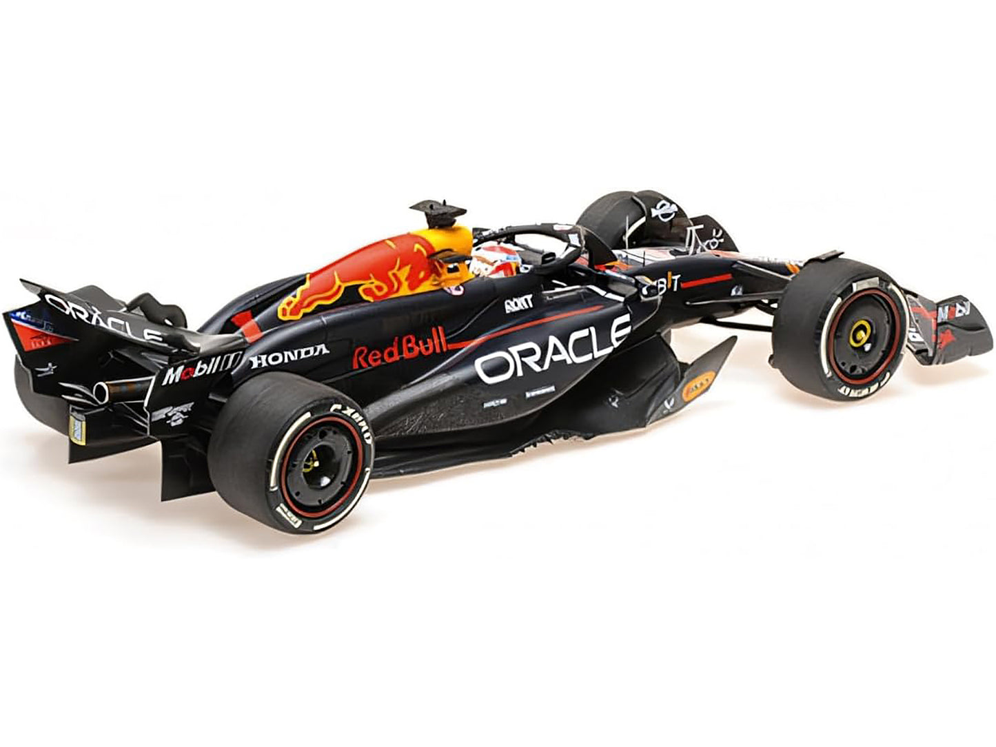 Red Bull Racing RB20 #1 Max Verstappen "Oracle" Winner F1 Formula One "Bahrain GP" (2024) with Driver Limited Edition to 580 pieces Worldwide 1/18 Diecast Model Car by Minichamps-DiecastModeler.com