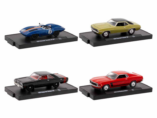 "Auto-Drivers" Set of 4 pieces in Blister Packs Release 111 Limited Edition to 9600 pieces Worldwide 1/64 Diecast Model Cars by M2 Machines-DiecastModeler.com