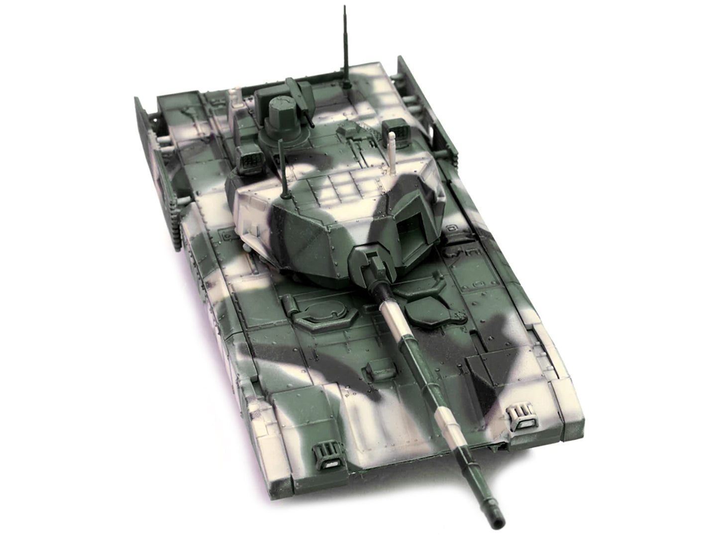 Russian T14 Armata MBT (Main Battle Tank) Multi-Woodland Camouflage "Armor Premium" Series 1/72 Diecast Model by Panzerkampf-DiecastModeler.com