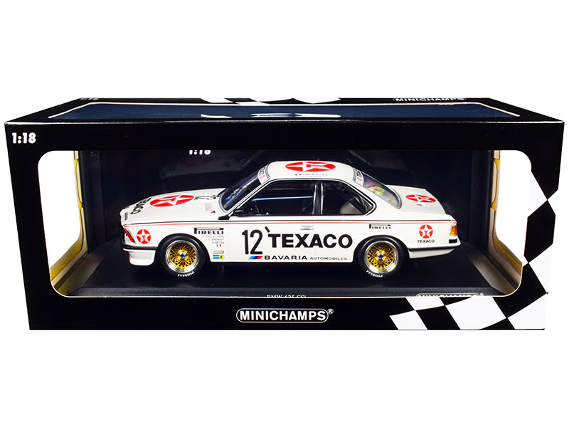 BMW 635 CSi #12 C. Ballot-Lena - R. Metge - J. C. Andruet "Texaco" 24H of Spa (1985) Limited Edition to 300 pieces Worldwide 1/18 Diecast Model Car by Minichamps-DiecastModeler.com