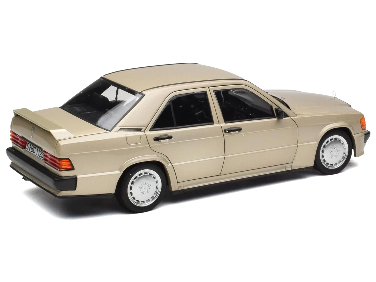 1984 Mercedes-Benz 190E 2.3-16 Smoke Silver Metallic 1/18 Diecast Model Car by Norev