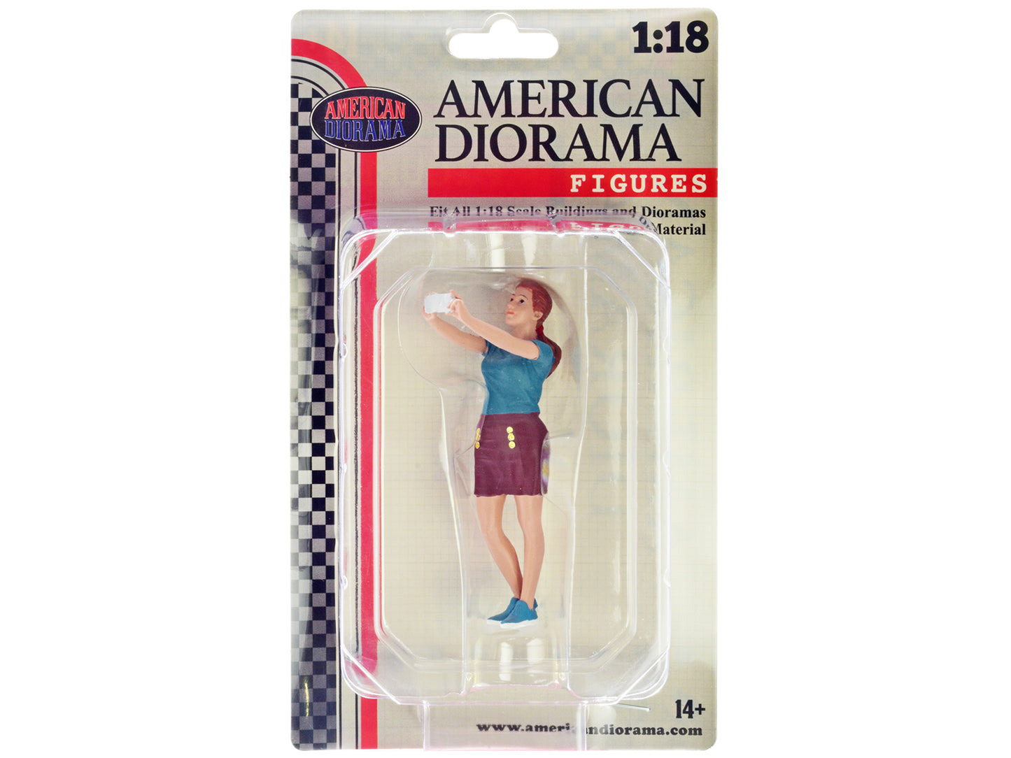 "Figure18 Series 1" Figure 702 for 1/18 Scale Models by American Diorama-DiecastModeler.com