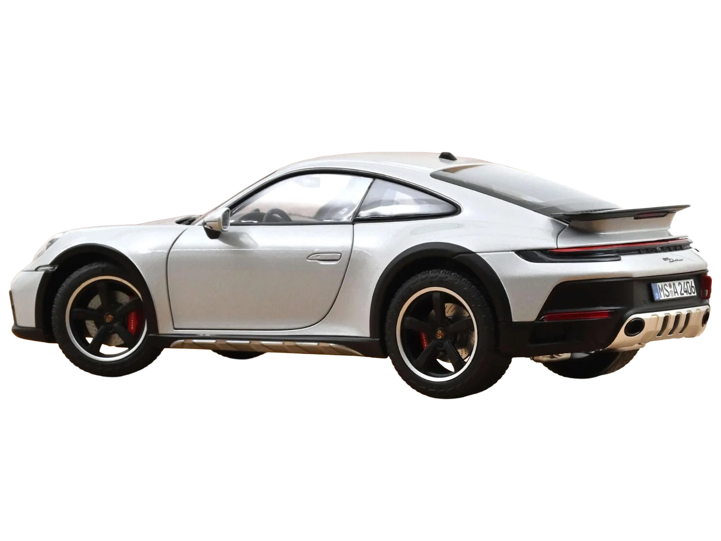 2023 Porsche 911 Dakar Ice Gray Metallic 1/18 Diecast Model Car by Norev-DiecastModeler.com