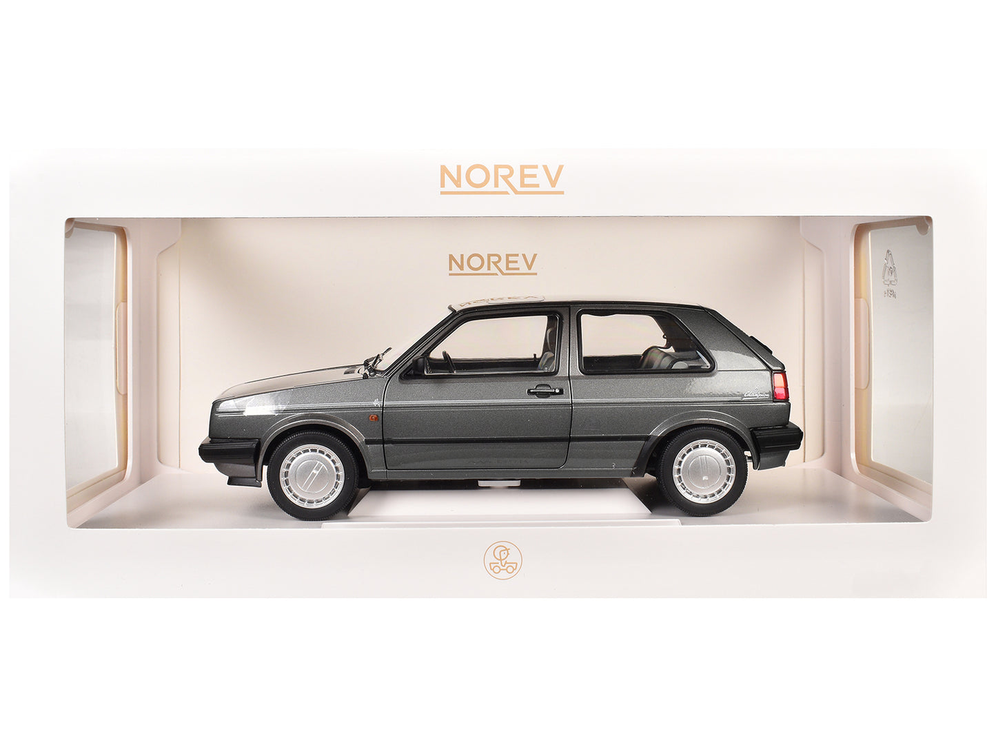 1989 Volkswagen Golf Champion Gray Metallic 1/18 Diecast Model Car by Norev