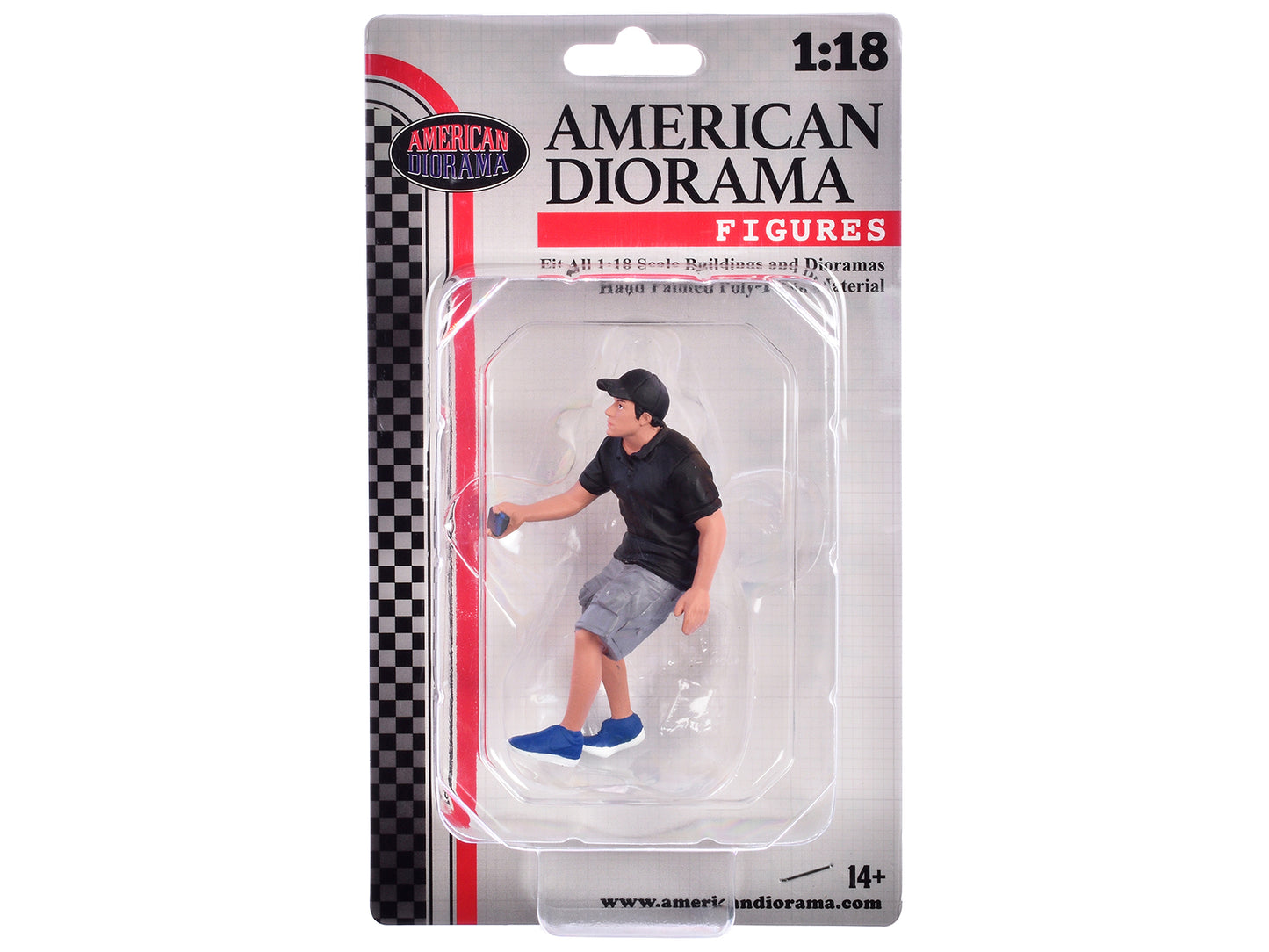 "Figure18 Series 2" Figure 4 for 1/18 Scale Models by American Diorama-DiecastModeler.com