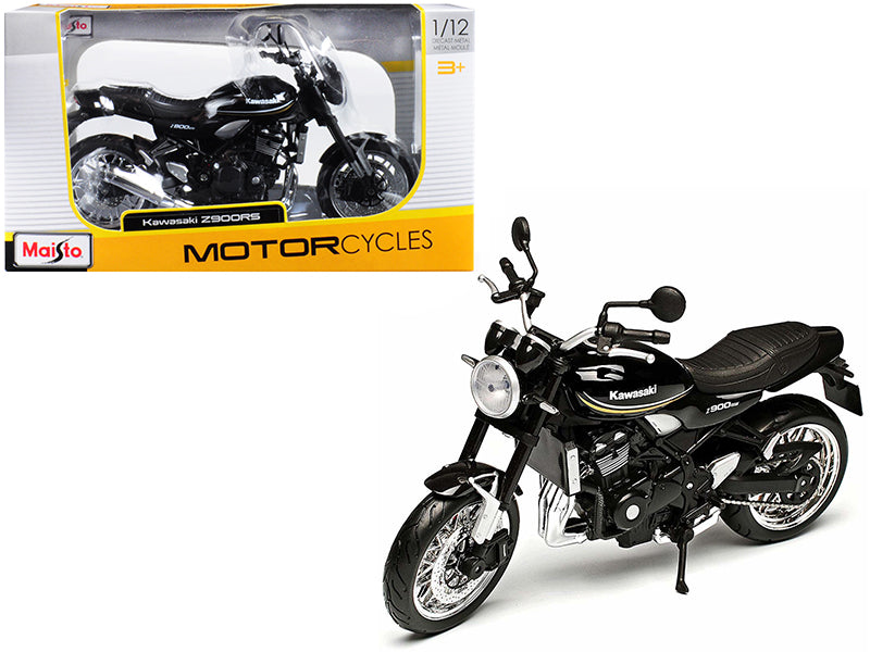 Kawasaki Z900RS Black 1/12 Diecast Motorcycle Model by Maisto-DiecastModeler.com