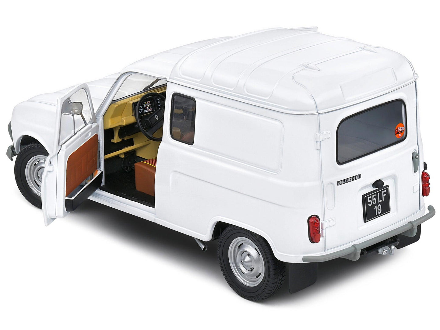 1975 Renault 4LF4 White 1/18 Diecast Model Car by Solido-DiecastModeler.com