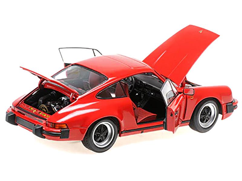 1983 Porsche 911 Carrera Coupe 3.2 Red 1/18 Diecast Model Car by Minichamps-DiecastModeler.com