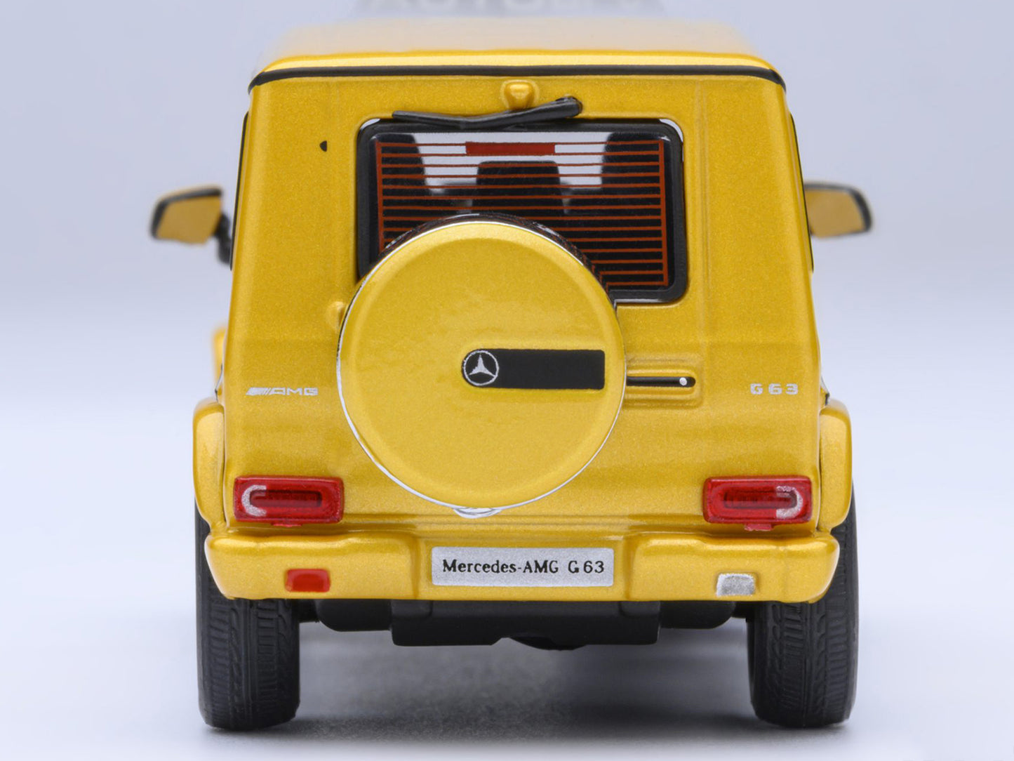 2017 Mercedes-Benz AMG G 63 Solar Beam Yellow 1/64 Model Car by Autoart