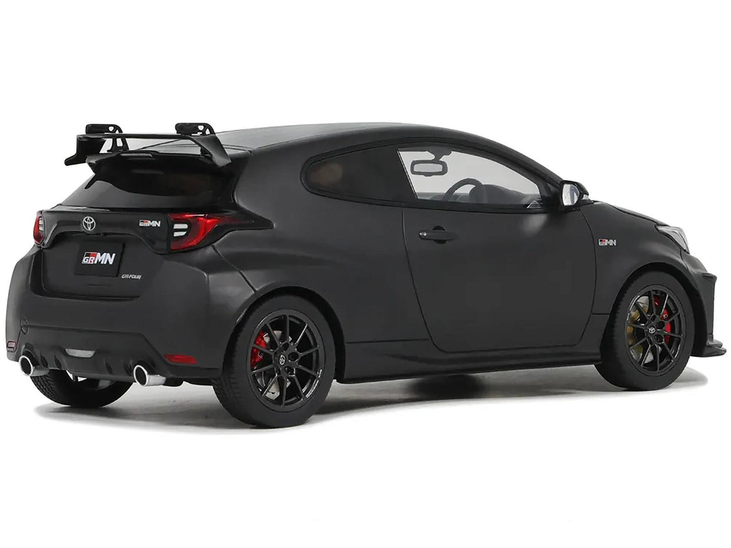 2022 Toyota Yaris GR RHD (Right Hand Drive) Matt Black Limited Edition to 1000 pieces Worldwide 1/18 Model Car by Otto Mobile-DiecastModeler.com