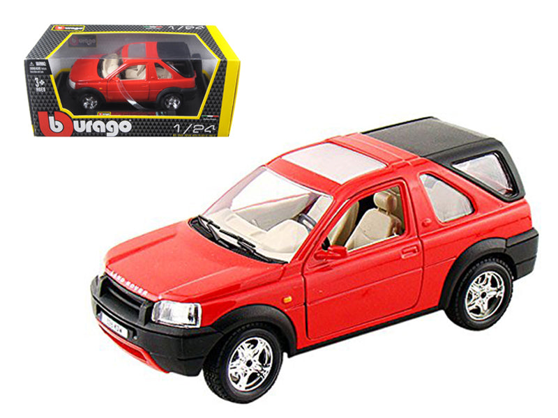 Land Rover Freelander Red 1/24 Diecast Model Car by Bburago-DiecastModeler.com