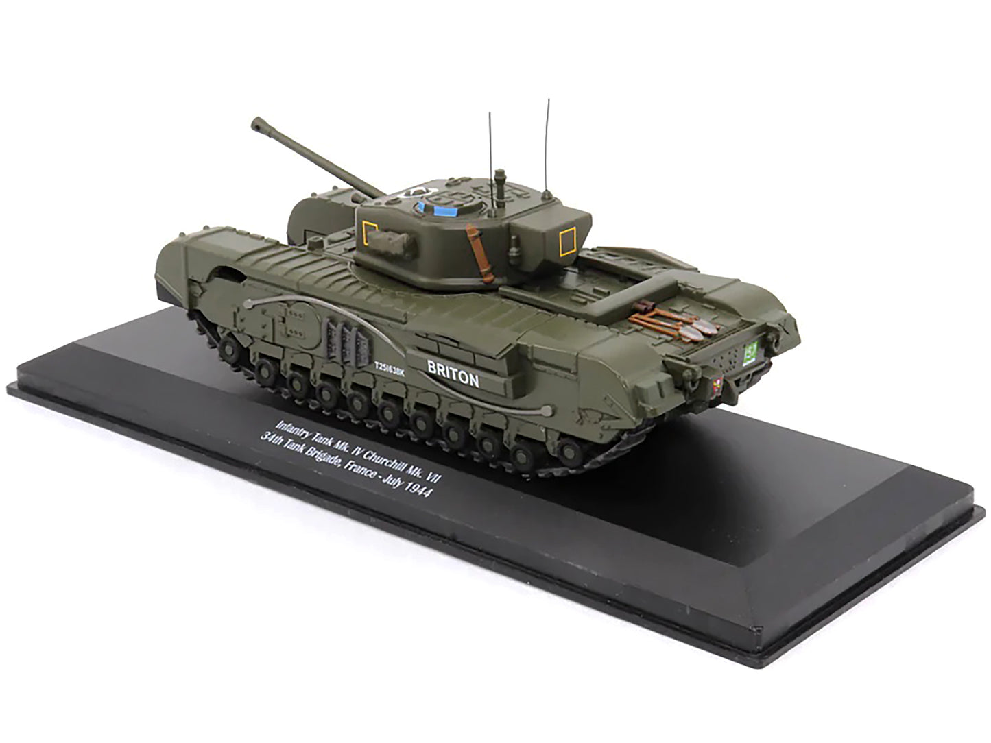 Infantry Tank Mk. IV Churchill Mk. VII "Briton" "UK 34th Tank Brigade France July 1944" 1/43 Diecast Model by AFVs of WWII-DiecastModeler.com