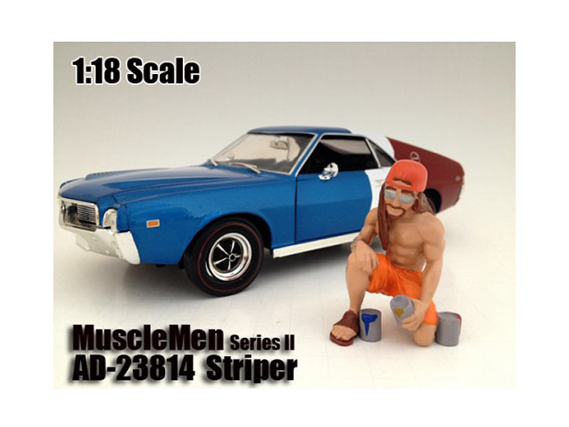 Musclemen "Striper" Figure For 1:18 Scale Models by American Diorama-DiecastModeler.com