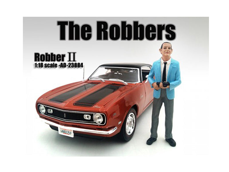 "The Robbers" Robber II Figure For 1:18 Scale Models by American Diorama-DiecastModeler.com