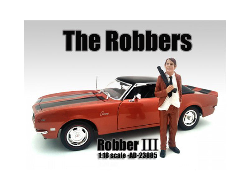 "The Robbers" Robber III Figure For 1:18 Scale Models by American Diorama-DiecastModeler.com