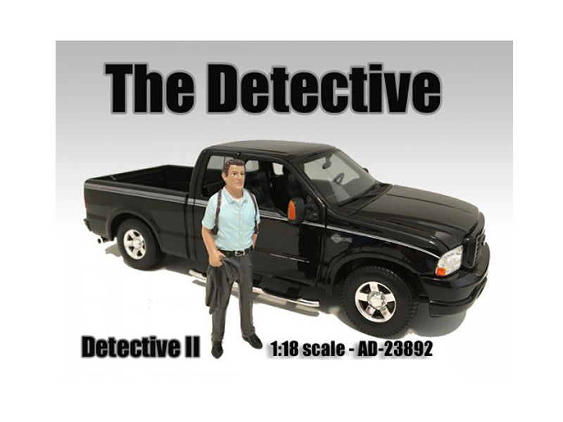 "The Detective #2" Figure For 1:18 Scale Models by American Diorama-DiecastModeler.com