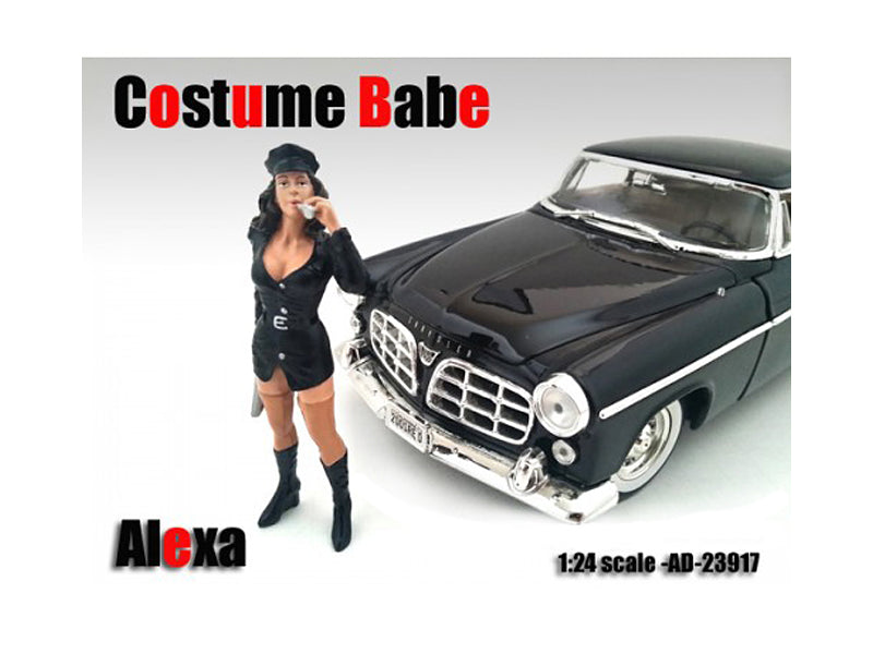 Costume Babe Alexa Figure For 1/24 Scale Models by American Diorama-DiecastModeler.com