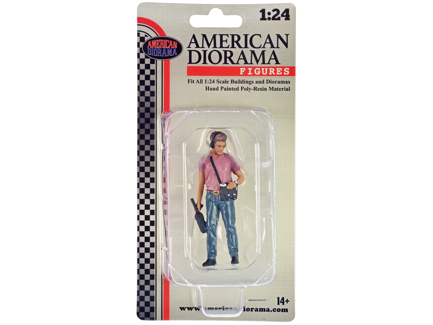"On-Air" Figure 4 for 1/24 Scale Models by American Diorama-DiecastModeler.com