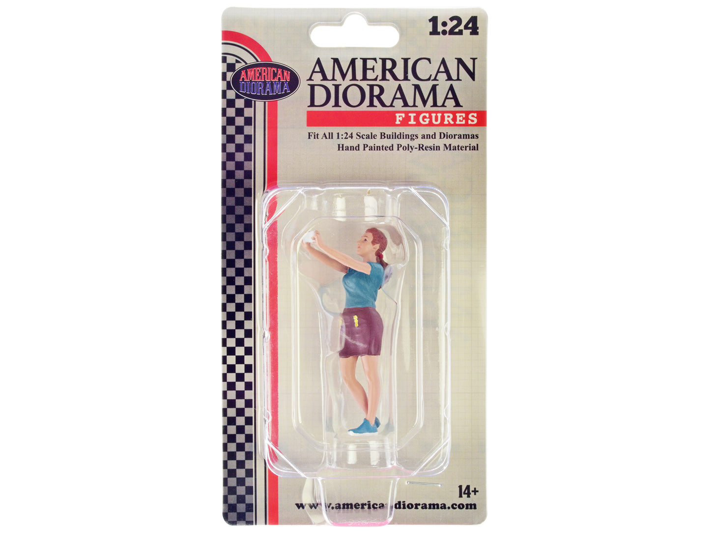 "Figure24 Series 1" Figure 702 for 1/24 Scale Models by American Diorama-DiecastModeler.com