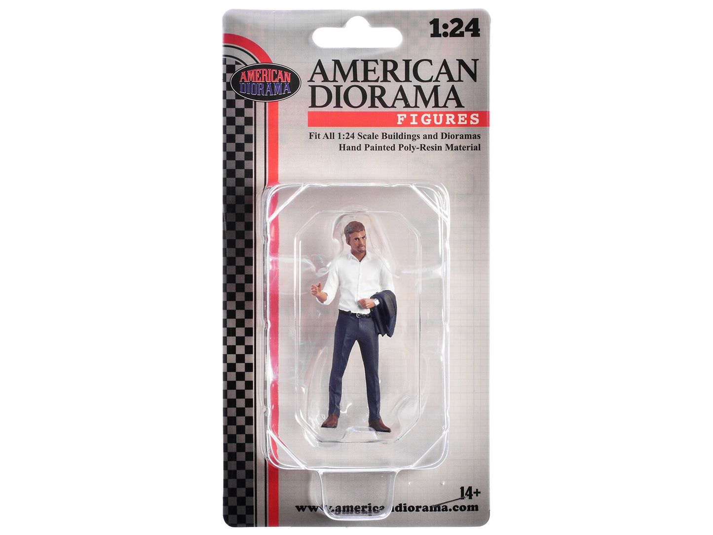 "Gentlemen's Club" Figure 1 for 1/24 Scale Models by American Diorama-DiecastModeler.com