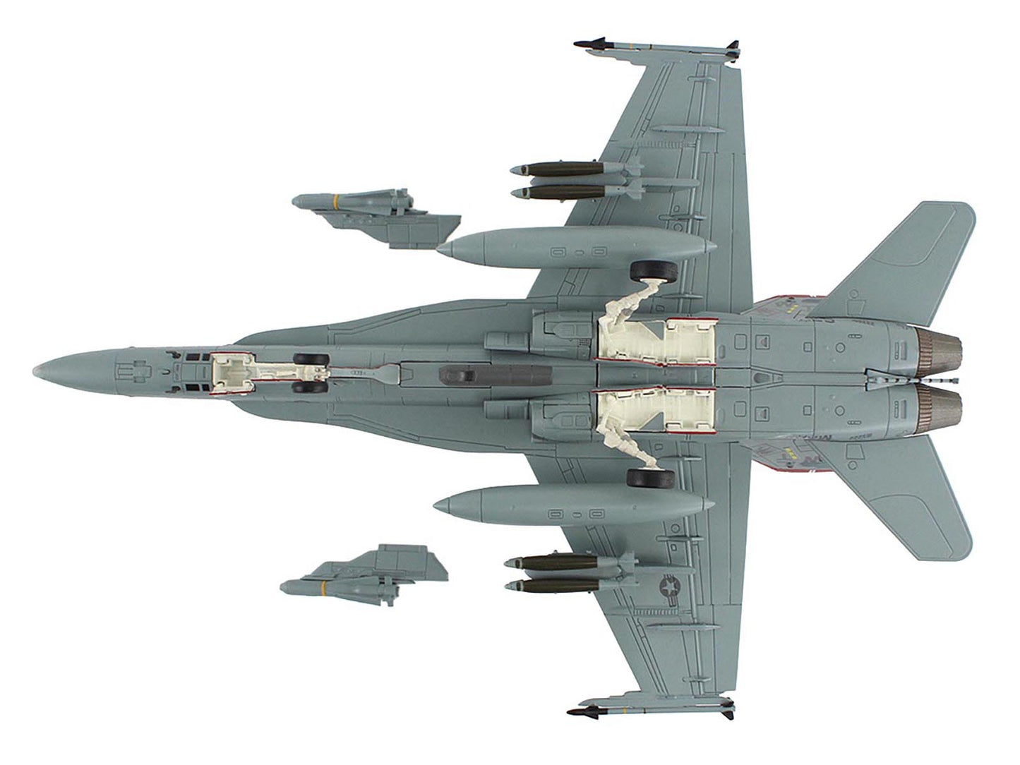 McDonnell Douglas F/A-18C Hornet Aircraft "VMFA-232 Red Devils" (2014) United States Marine Corps "Air Power Series" 1/72 Diecast Model by Hobby Master