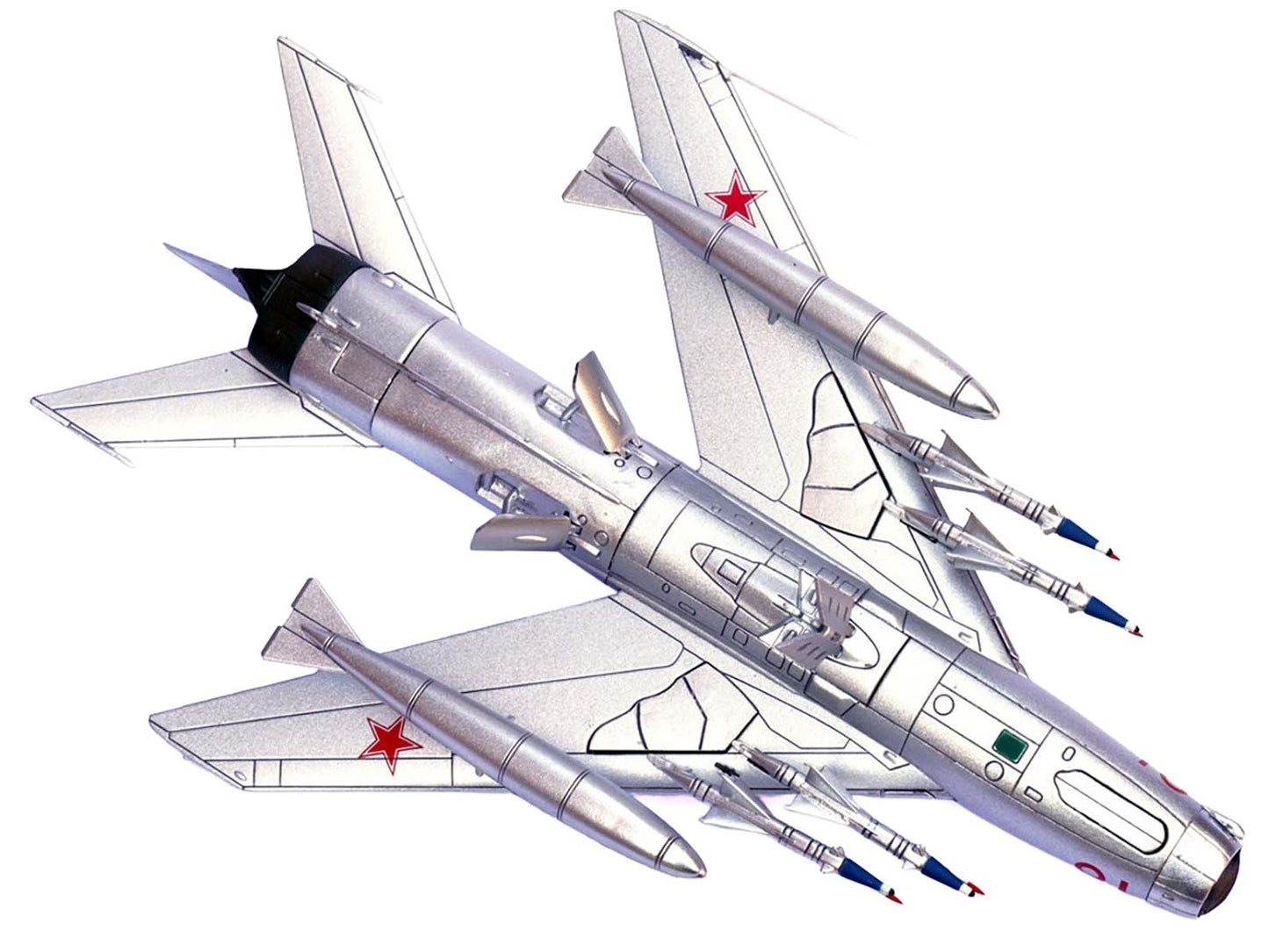 Mikoyan-Gurevich MiG-19PM Farmer-E Fighter Aircraft "Red 18" Soviet Air Force 1/72 Diecast Model by Panzerkampf