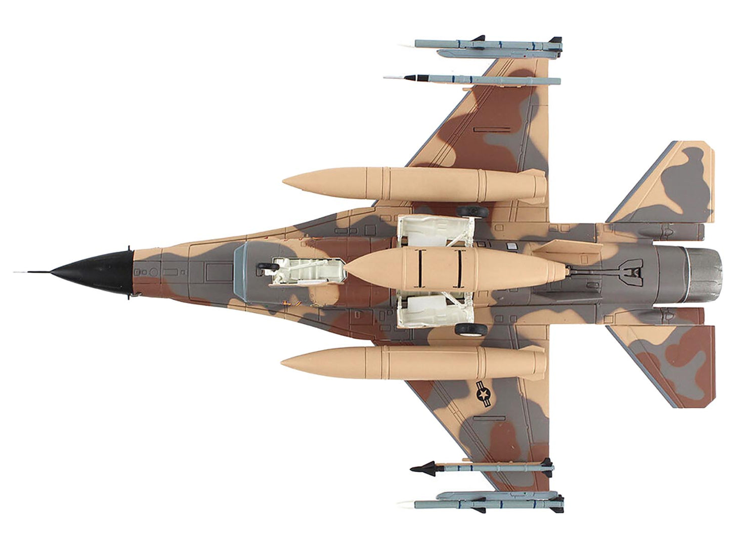 Lockheed F-16C Fighting Falcon Fighter Aircraft "85-474 Rockslide 706th Aggressor Squadron" United States Air Force "Air Power Series" 1/72 Diecast Model by Hobby Master-DiecastModeler.com