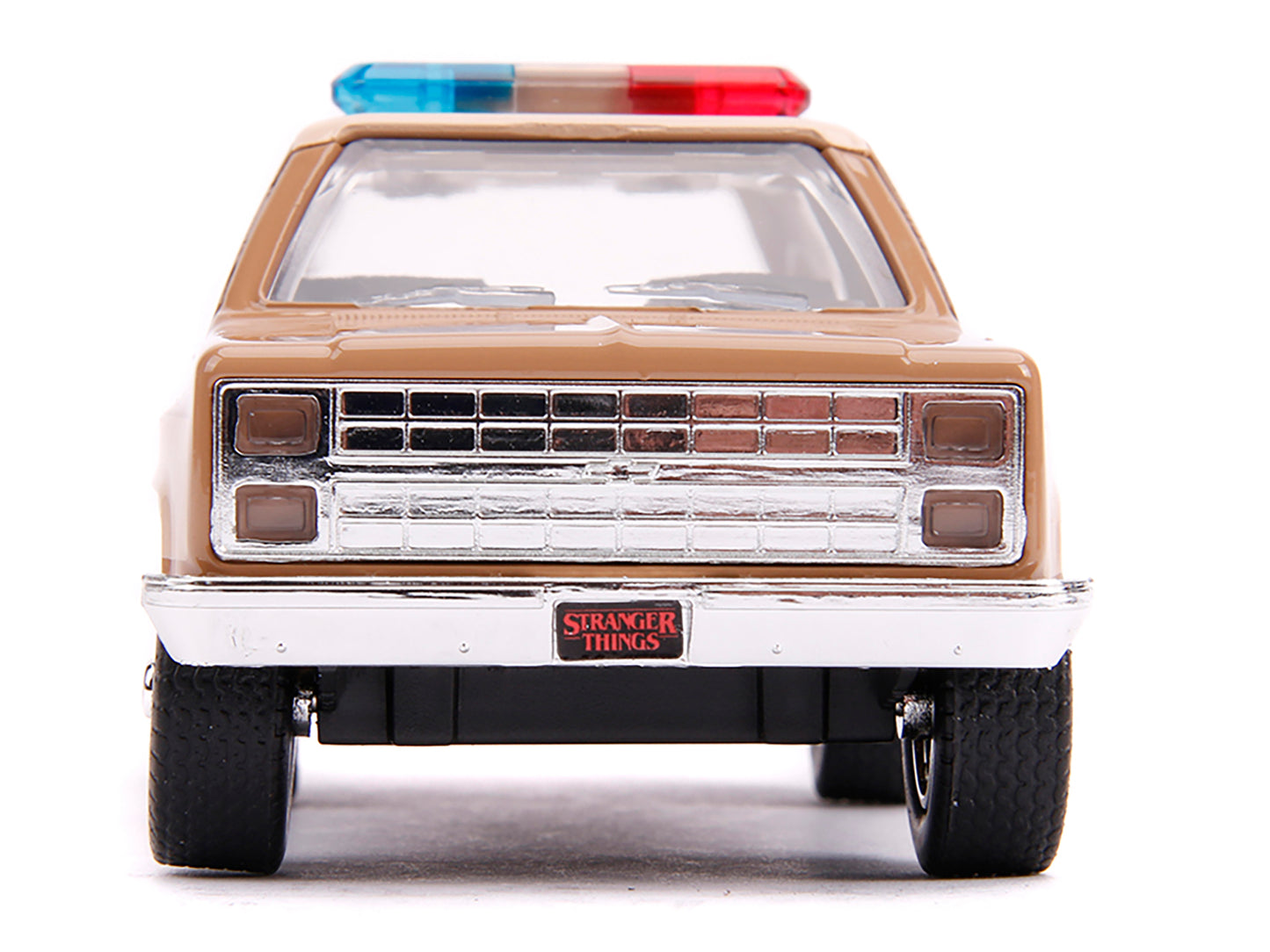 Hopper's Chevrolet Blazer "Hawkins Police Dept." "Stranger Things" (2016) TV Series "Hollywood Rides" 1/32 Diecast Model Car by Jada