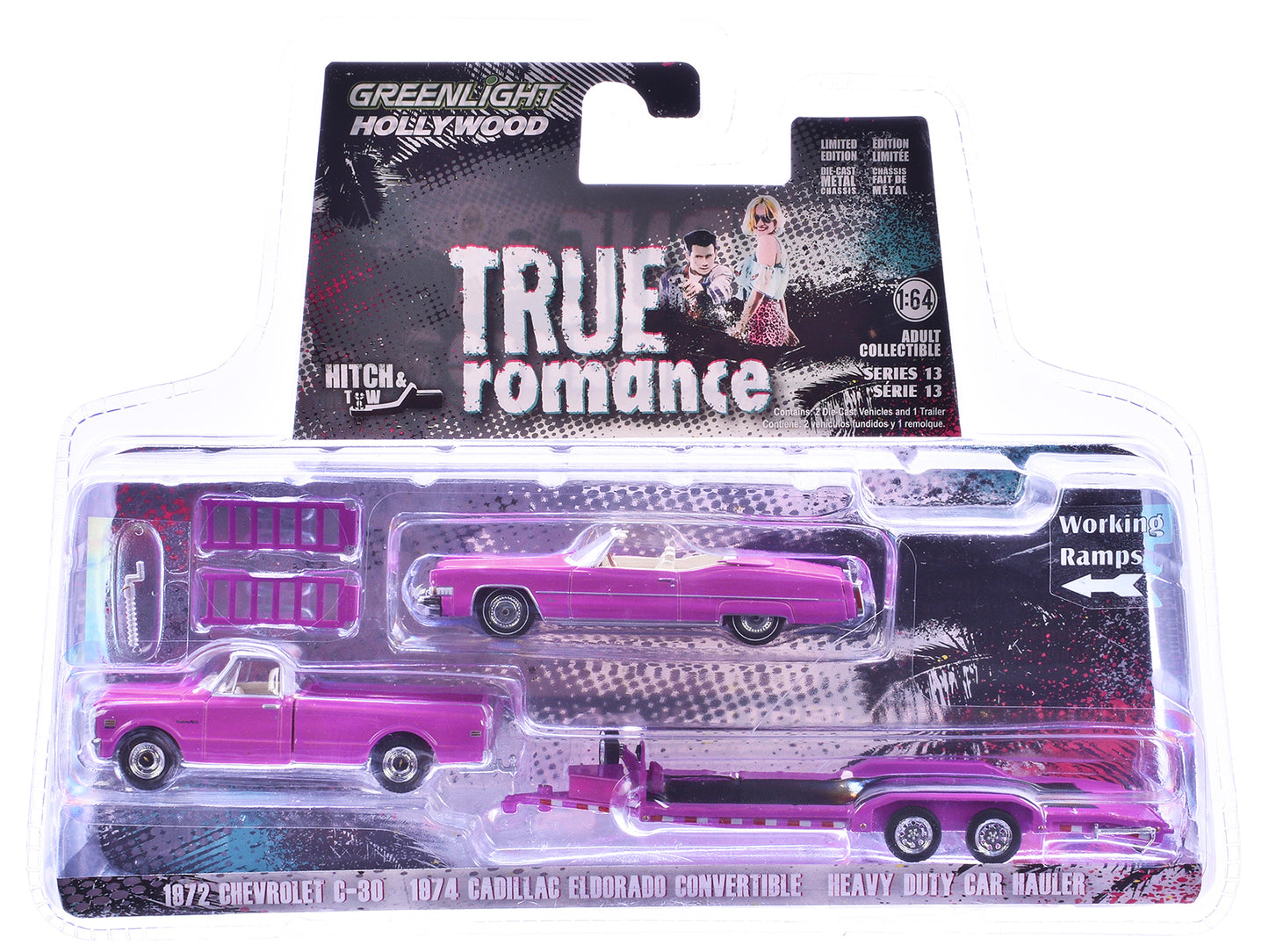 "Hollywood Hitch & Tow" Series 13 Set of 3 pieces 1/64 Diecast Model Cars by Greenlight