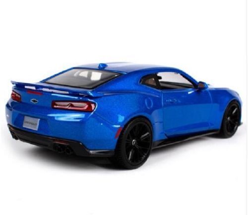 2017 Chevrolet Camaro ZL1 Blue Metallic 1/24 Diecast Model Car by Maisto