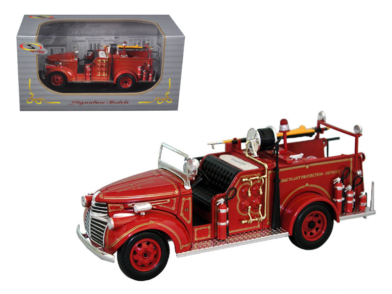 1941 GMC Fire Engine Truck Red 1/32 Diecast Model by Signature Models-DiecastModeler.com