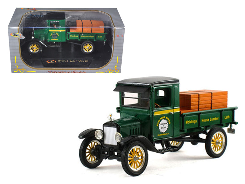 1923 Ford Model TT Lamber Truck Green 1/32 Diecast Model Car by Signature Models-DiecastModeler.com