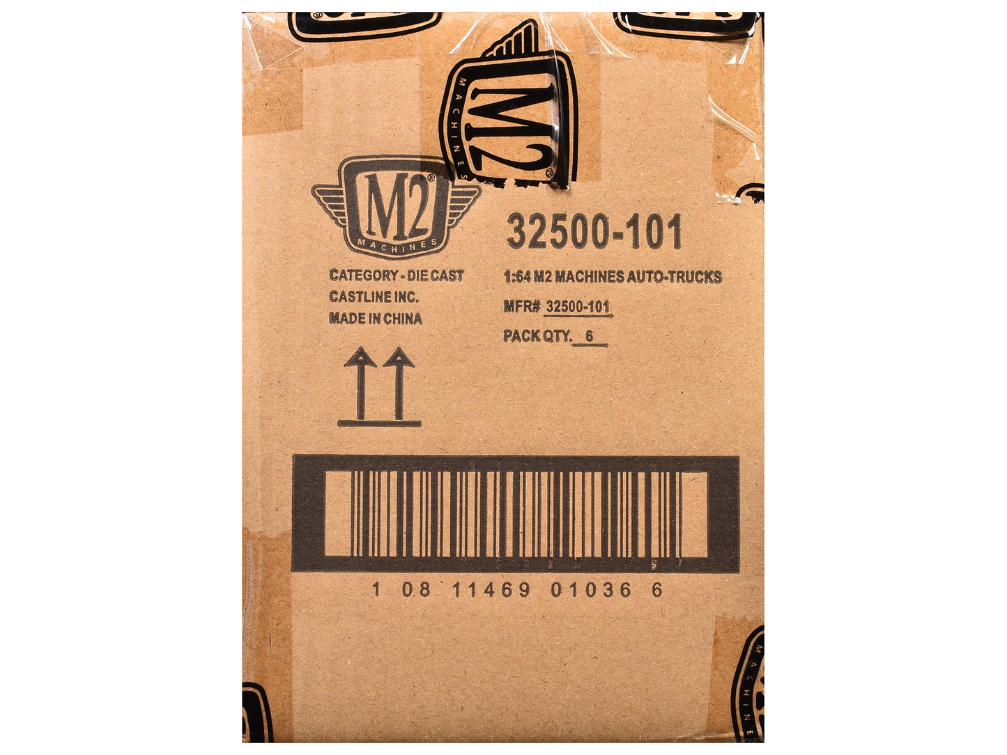 "Auto-Thentics" 6 piece Set Release 101 IN DISPLAY CASES Limited Edition 1/64 Diecast Model Cars by M2 Machines