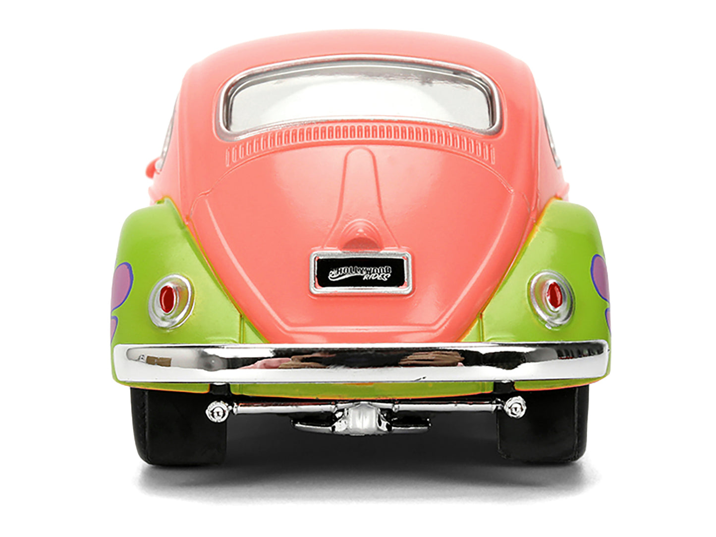 1959 Volkswagen Beetle "Patrick Star" Livery Pink "SpongeBob SquarePants" (1999-Current) TV Series "Hollywood Rides" Series 1/32 Diecast Model Car by Jada-DiecastModeler.com