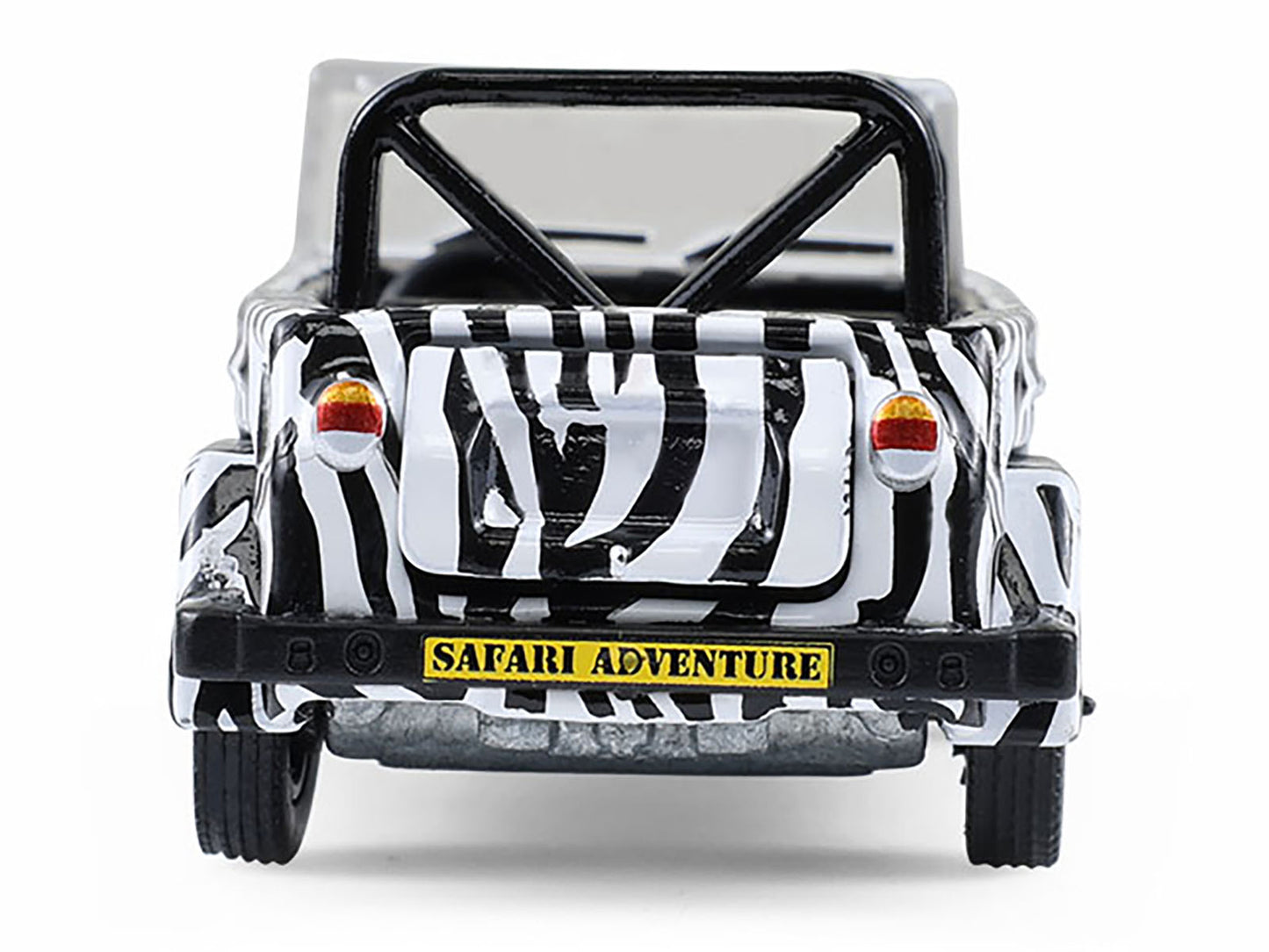 1974 Volkswagen Thing (Type 181) "Safari Adventure" Black and White Zebra Stripes "Club Vee-Dub" Series 21 1/64 Diecast Model Car by Greenlight