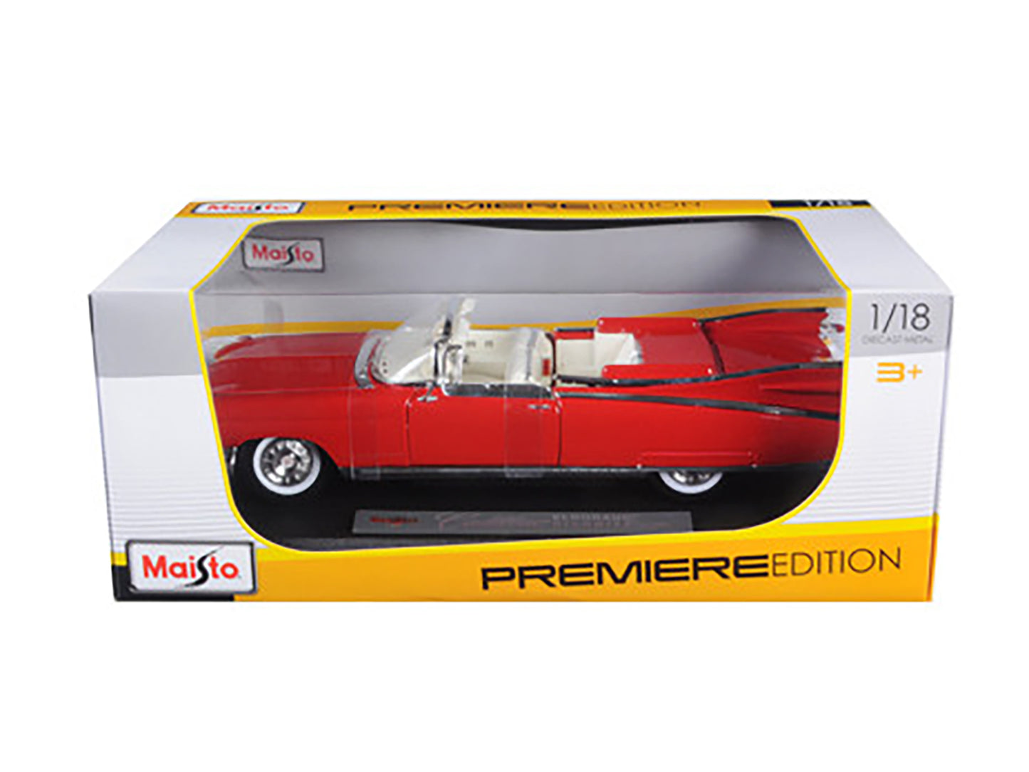 1959 Cadillac Eldorado Biarritz Red 1/18 Diecast Model Car by Maisto