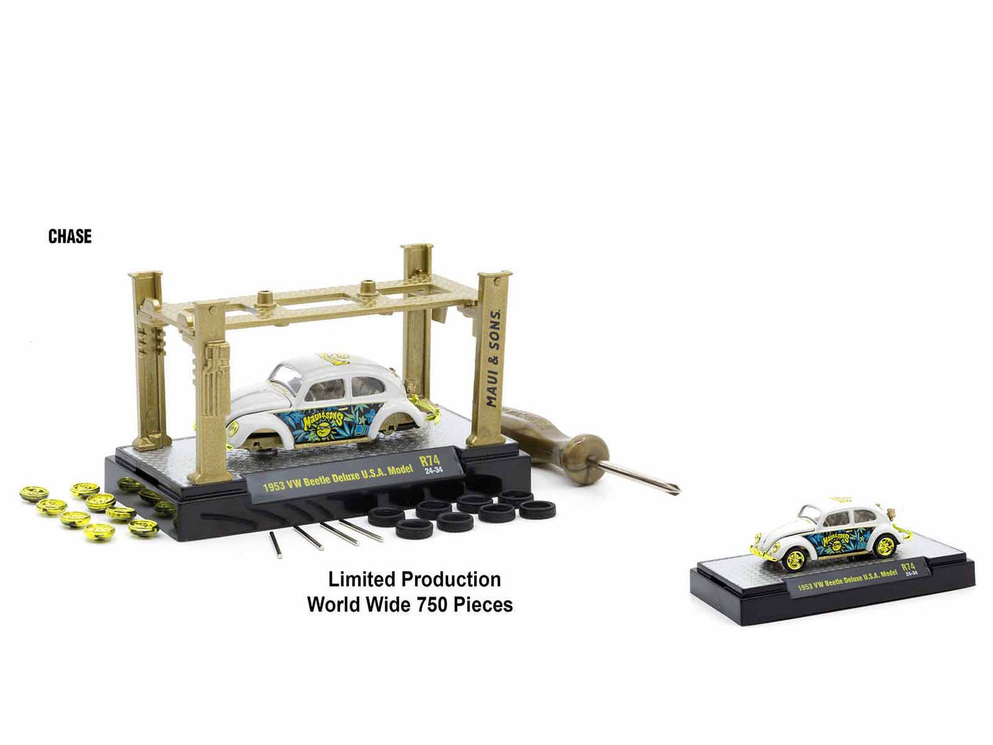 Model Kit 3 piece Car Set Release 74 Limited Edition to 9600 pieces Worldwide 1/64 Diecast Model Cars by M2 Machines