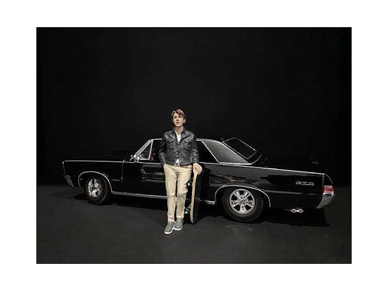 Skateboarder Figurine III for 1/24 Scale Models by American Diorama-DiecastModeler.com