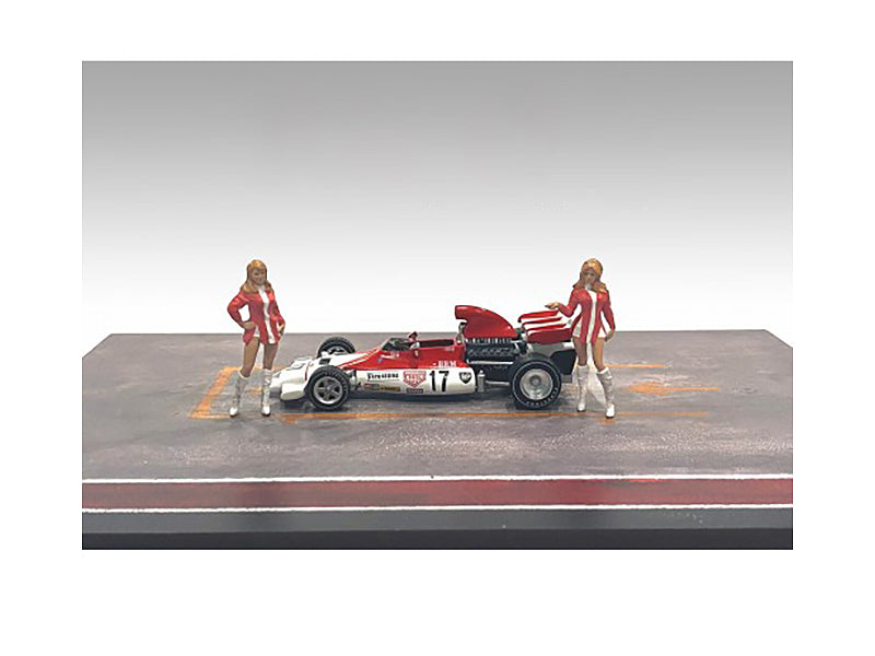 "Race Day" Two Diecast Figures Set 6 for 1/43 Scale Models by American Diorama-DiecastModeler.com