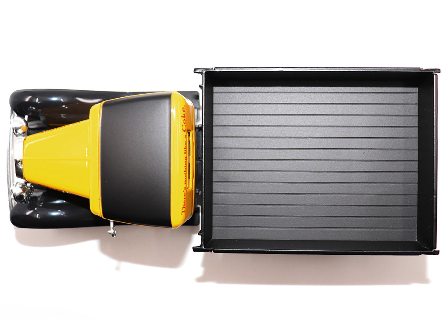 1931 Ford Model AA Pickup Truck Yellow and Black "Drink it Ice Cold for Sparkling Refreshment - Coca-Cola" 1/24 Diecast Model Car by Motor City Classics-DiecastModeler.com