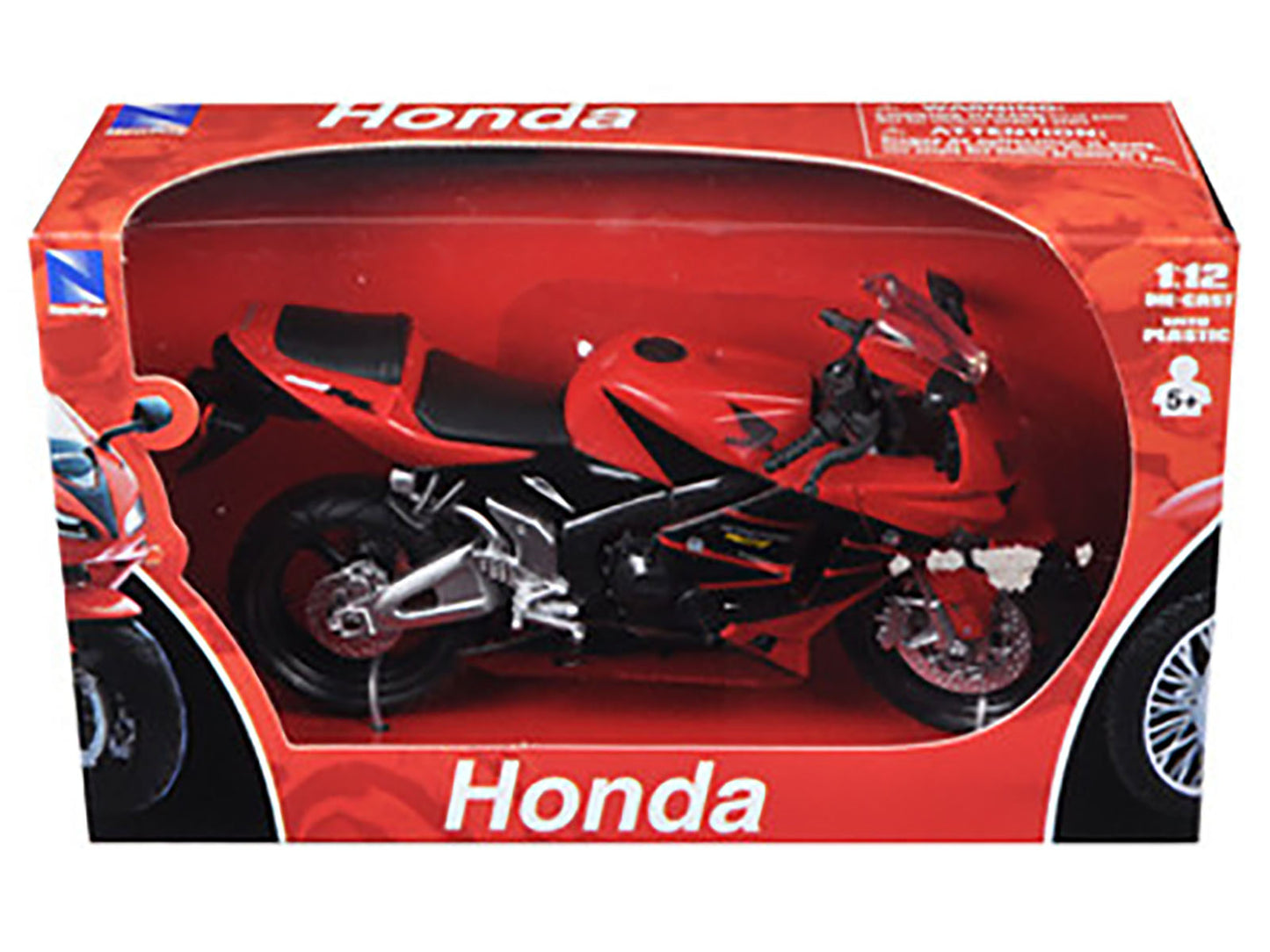 2006 Honda CBR600R Red 1/12 Diecast Motorcycle Model by New Ray