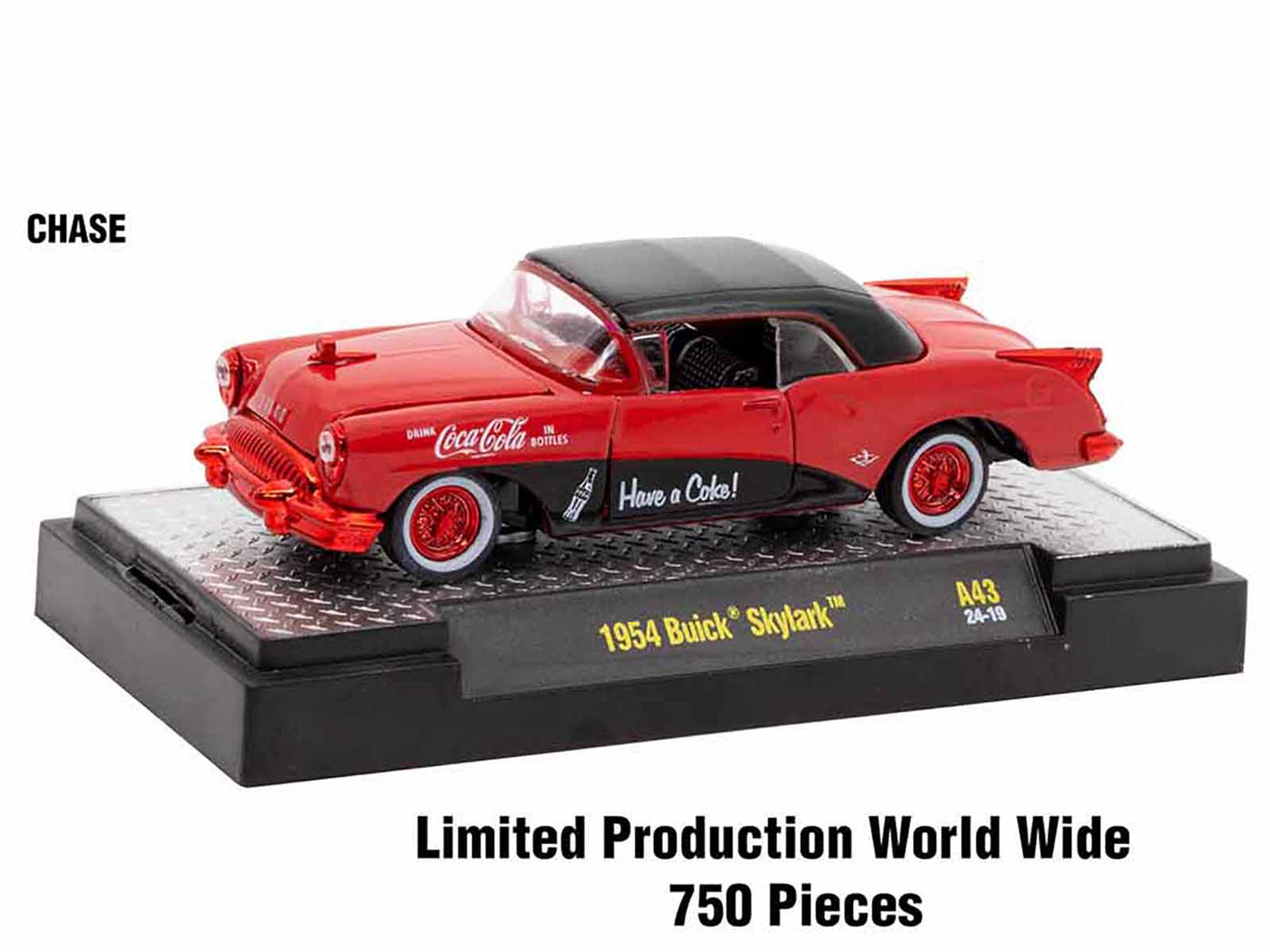 "Coca-Cola" Set of 3 pieces Release 43 Limited Edition to 10000 pieces Worldwide 1/64 Diecast Model Cars by M2 Machines-DiecastModeler.com