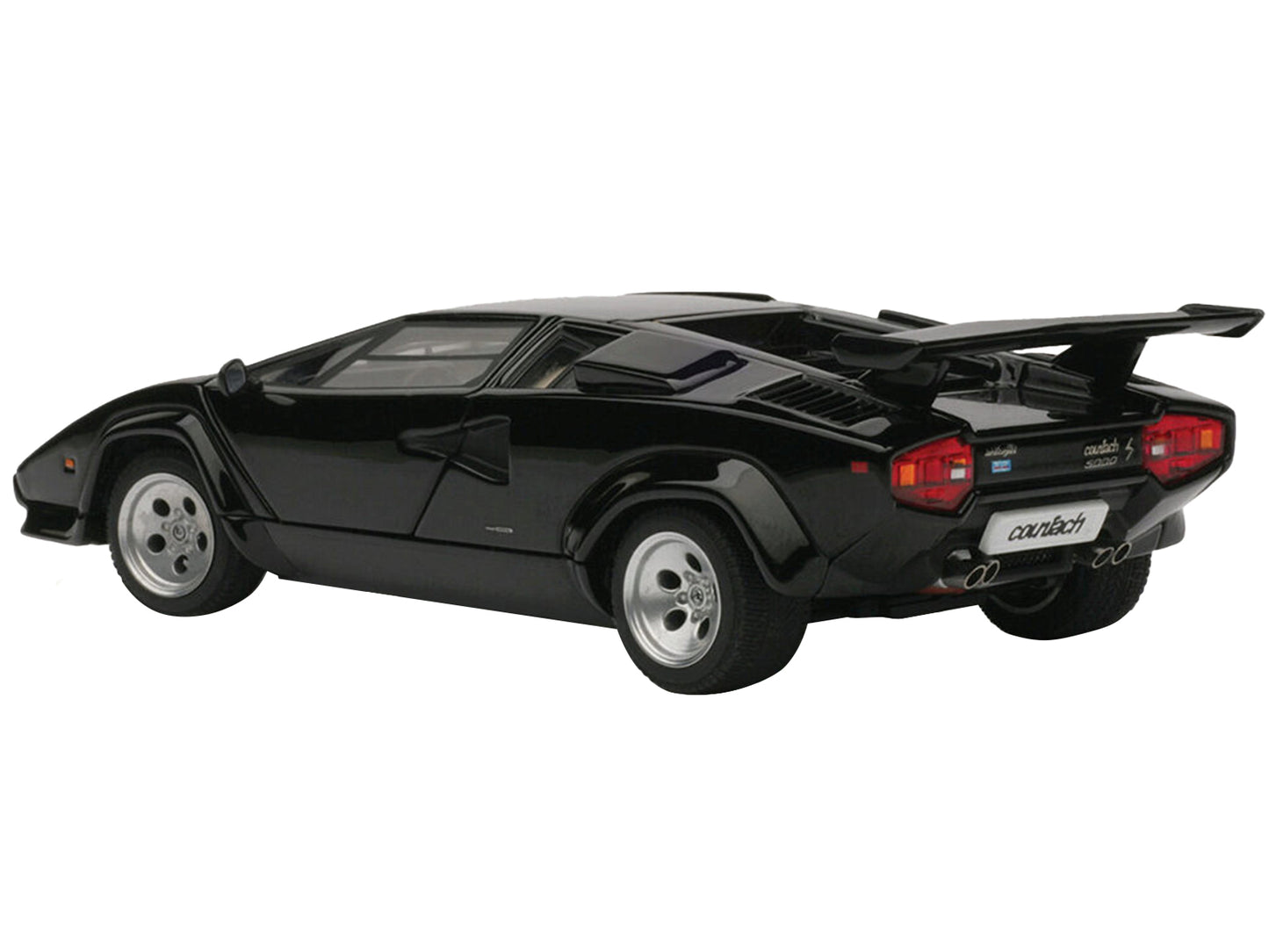 Lamborghini Countach 5000S Black 1/43 Diecast Model Car by Autoart