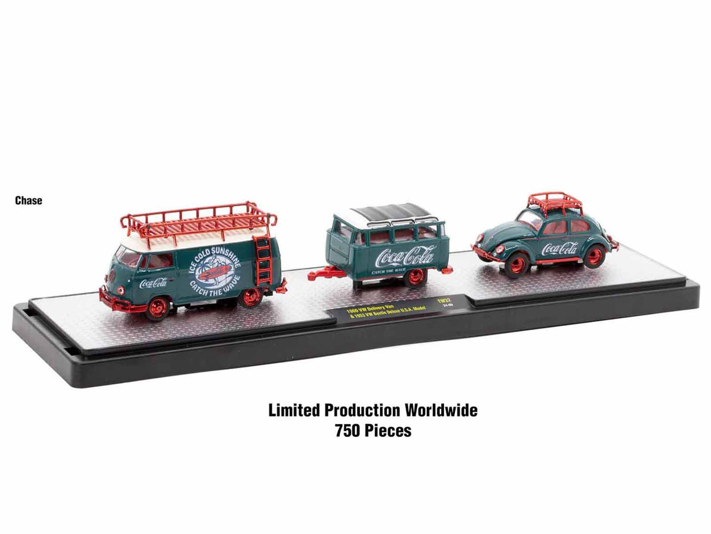 Auto Haulers "Coca-Cola" Set of 3 pieces Release 32 Limited Edition to 7250 pieces Worldwide 1/64 Diecast Models by M2 Machines-DiecastModeler.com